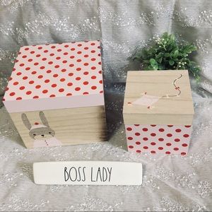 Bloomingville Mini storage Decorative Wood Boxes